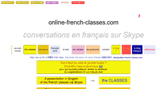 Desktop Screenshot of online-french-classes.com