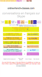 Mobile Screenshot of online-french-classes.com